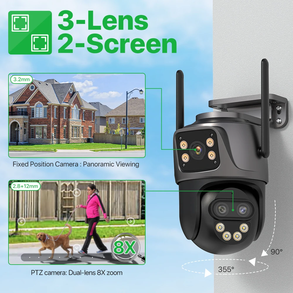 WONSDAR IP Camera Outdoor Thre - Smart Home Camera Ezviz recension och pris