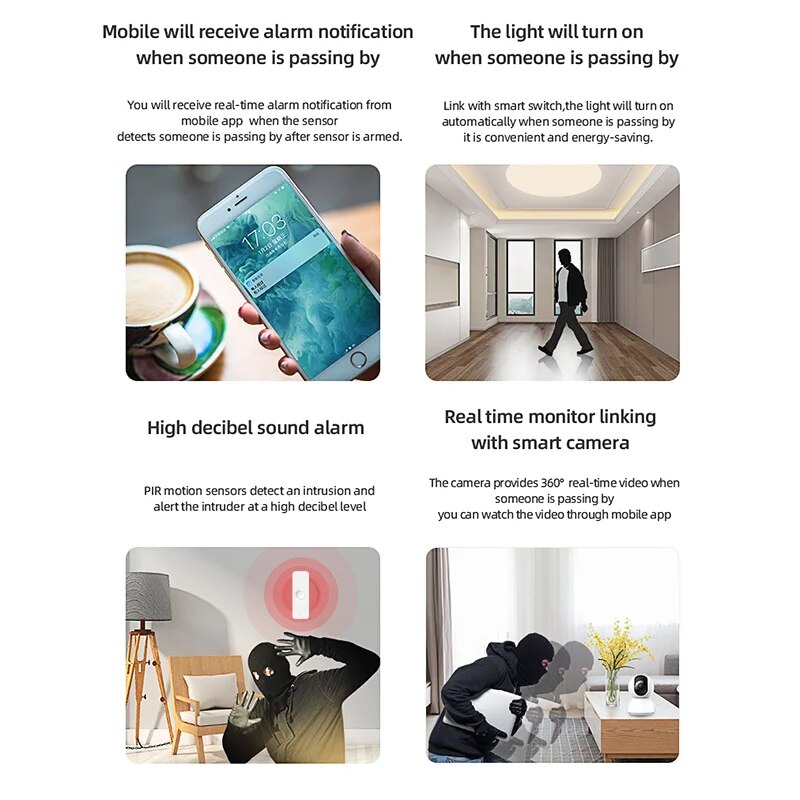 Tuya WiFi Zigbee PIR Motion Se - Smart Home Wiser recension och pris