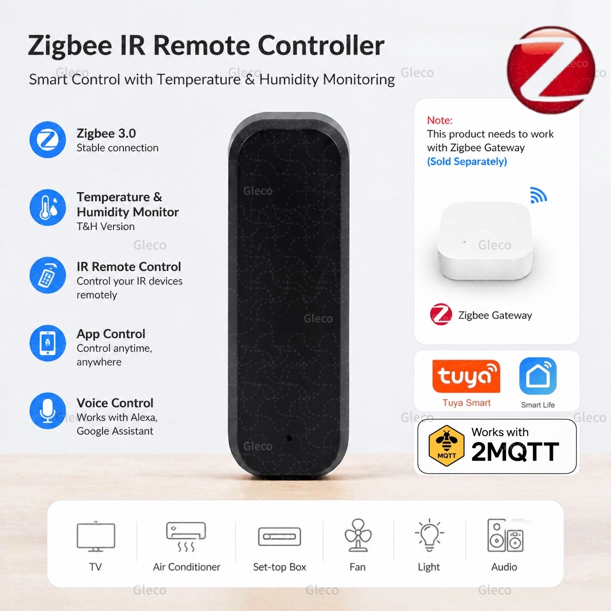 Zigbee Smart IR Remote Control - Universal Remote Smart Home recension och pris