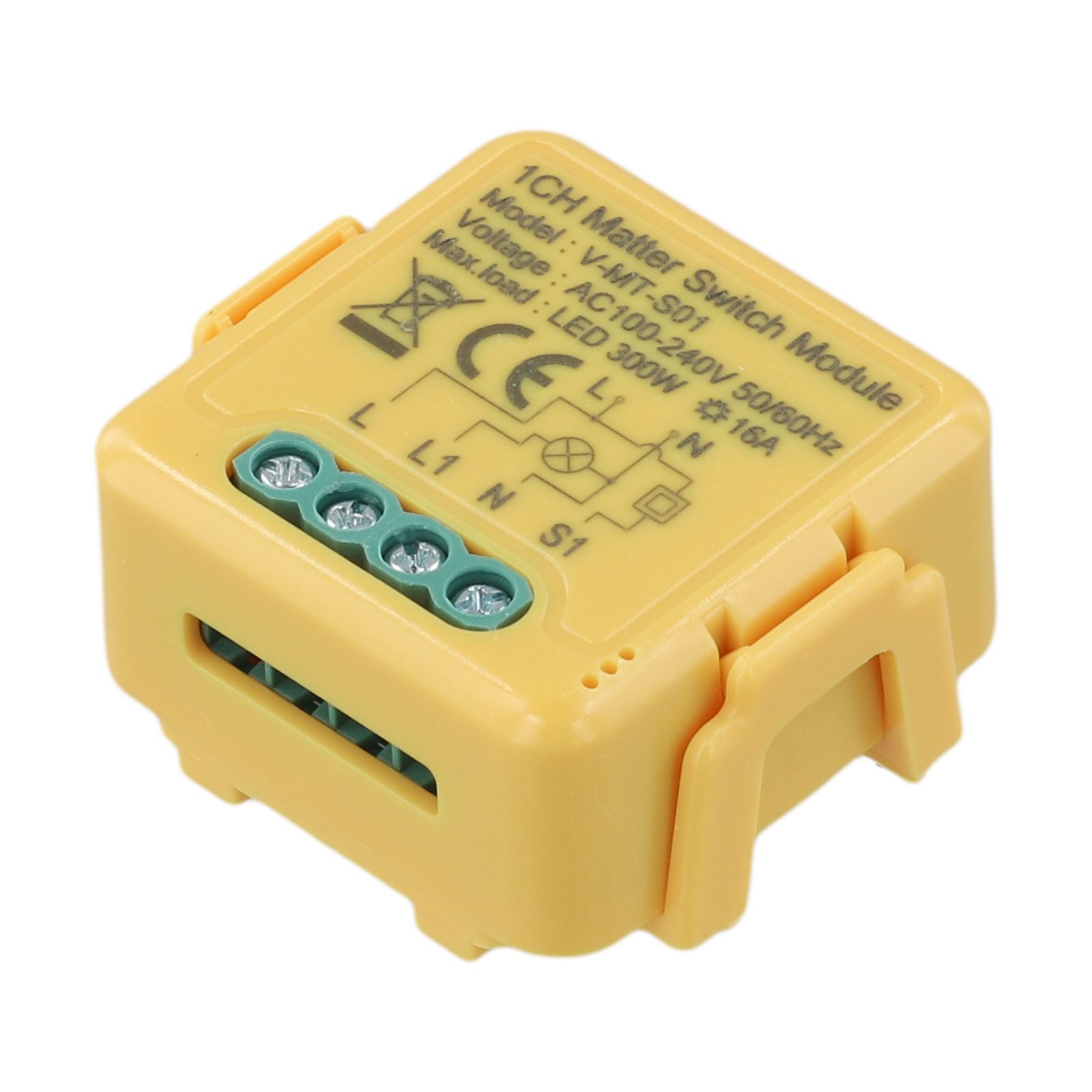 16A Matter For Smart Home Rela - Smart Home Yellow recension och pris
