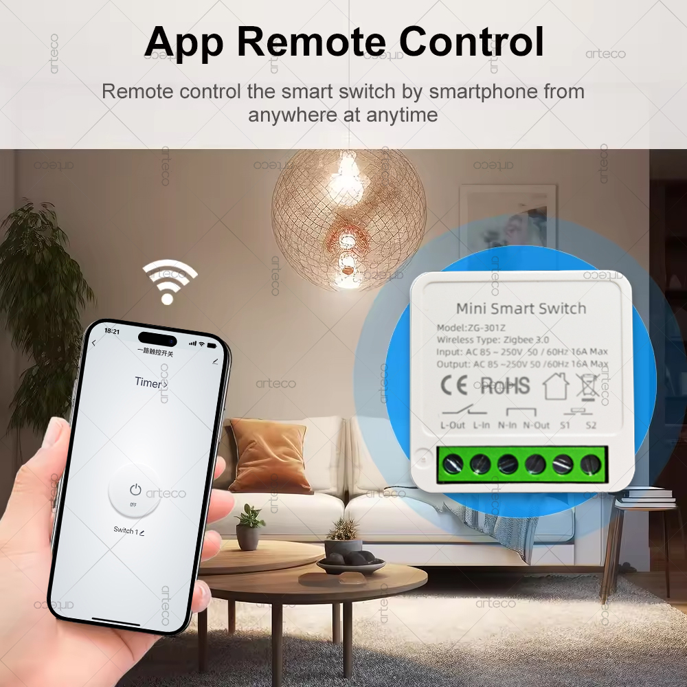 ZigBee 3.0 Smart Mini DIY Swit - Smart Home Hub 2 recension och pris