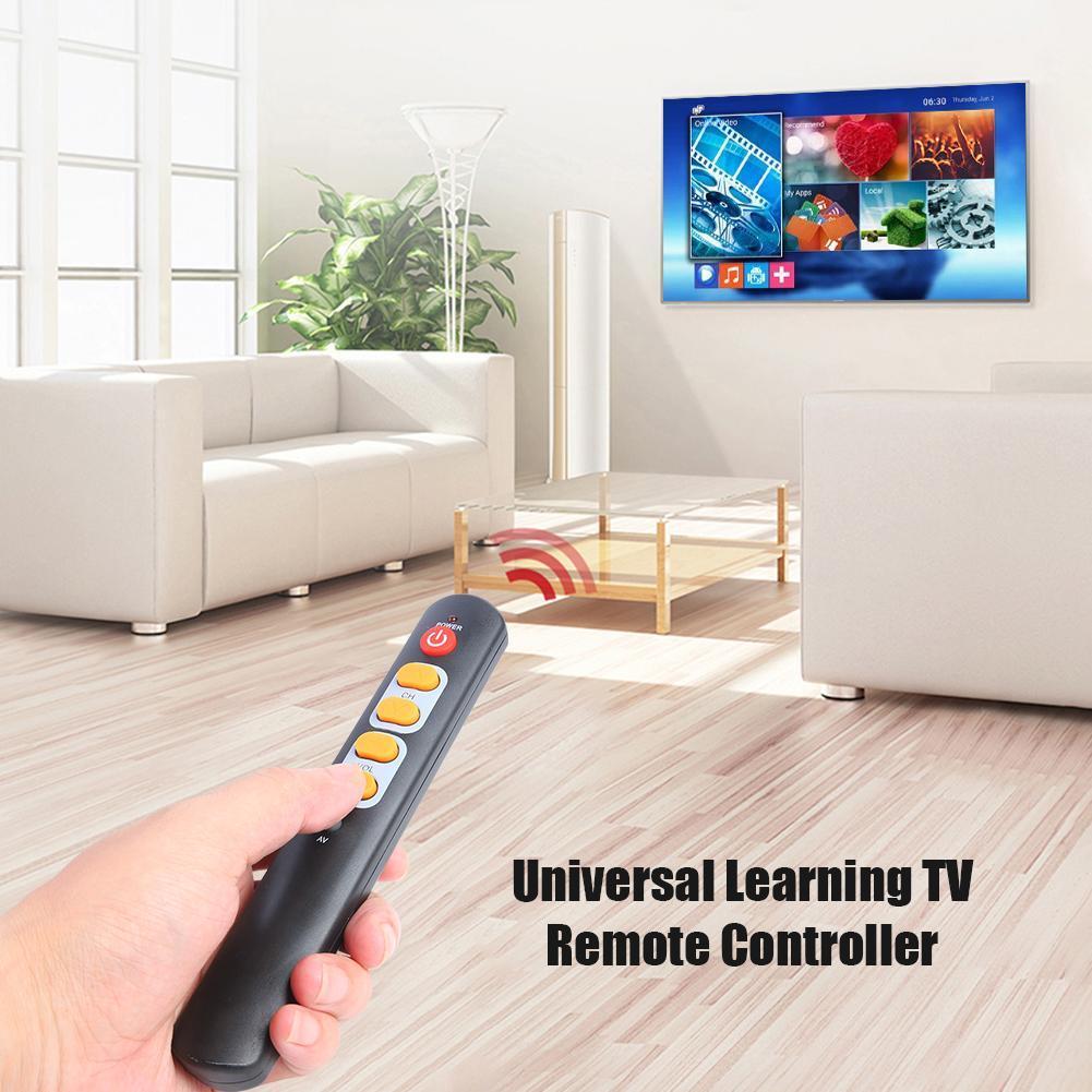 2-5Pcs Universal 6 Key Remote  - Smart Home Yellow recension och pris