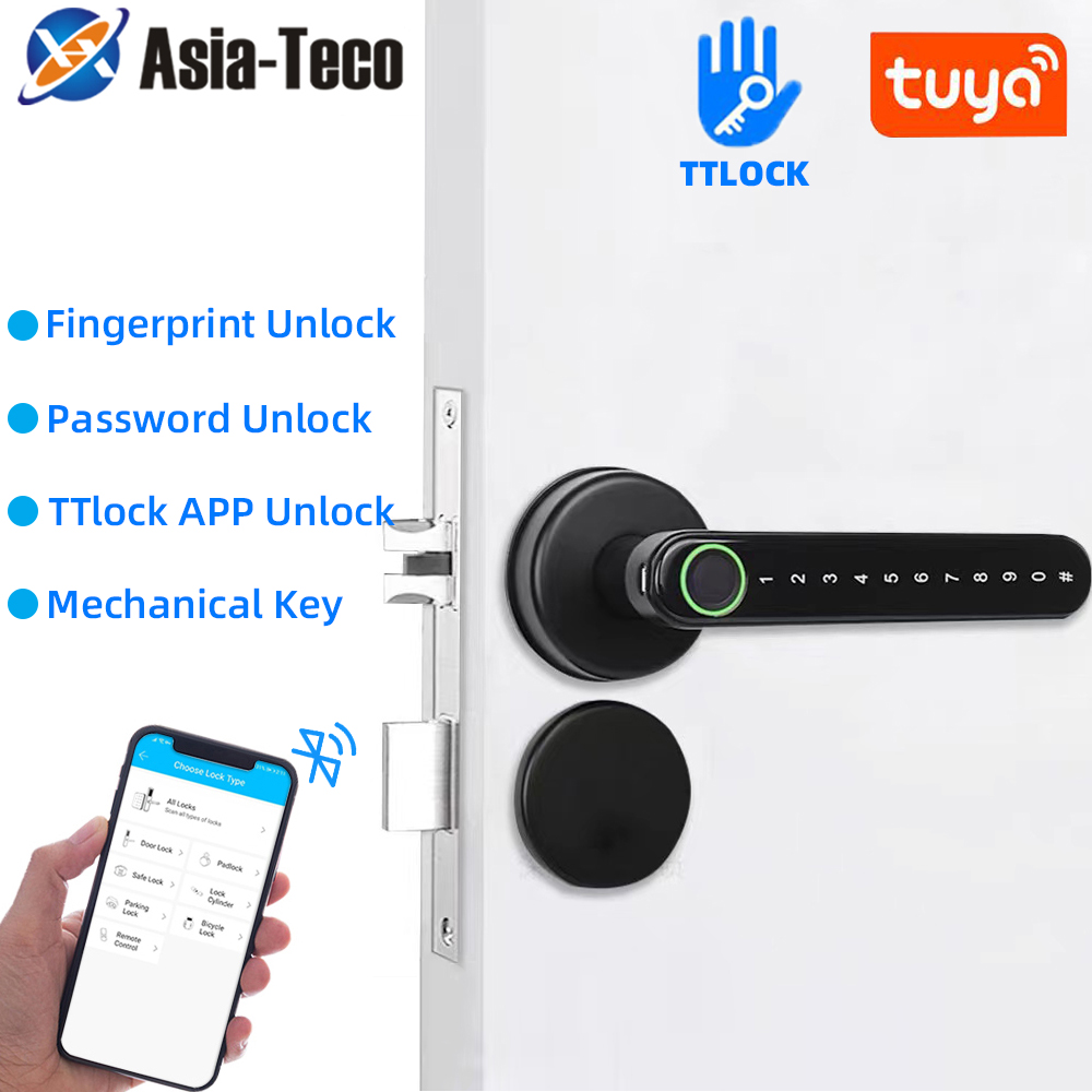 TTLock Smart Bluetooth Fingerp - Smart Home Door Lock recension och pris