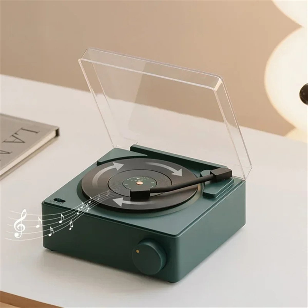 T171C-Retro Vinyl Wireless Blu - Smart Home Yellow recension och pris