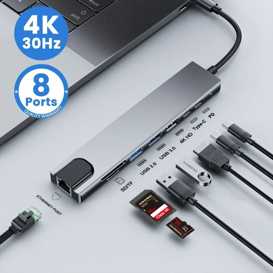 8IN1/2 Type-C Docking Station  - Smart Home Hub 2 recension och pris