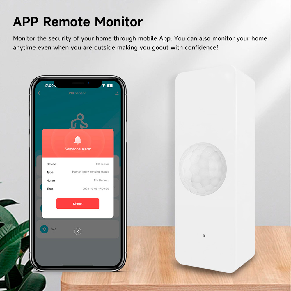 Tuya WiFi Zigbee PIR Motion Se - Smart Home Wiser recension och pris
