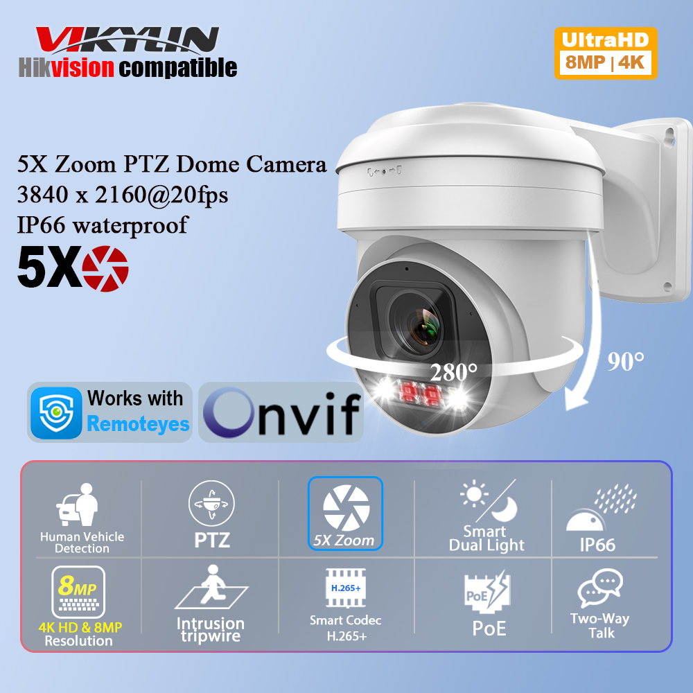 Vikylin 8MP IP Security Camera - Smart Home Microsoft recension och pris