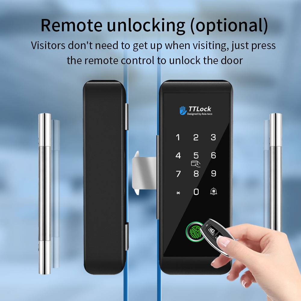 TTLOCK Smart Glass Lock Finger - Smart Home Door Lock recension och pris